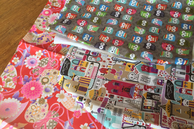 laminated fabric with cute prints from sham shui po