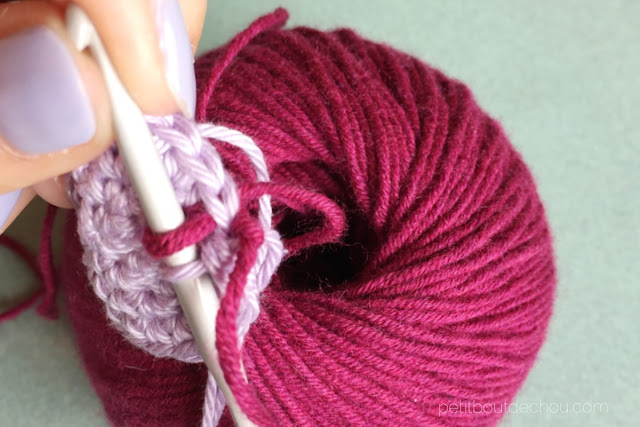 change yarn colour