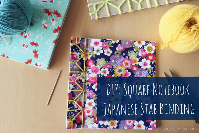 DIY: Square Notebook Japanese Stab Binding