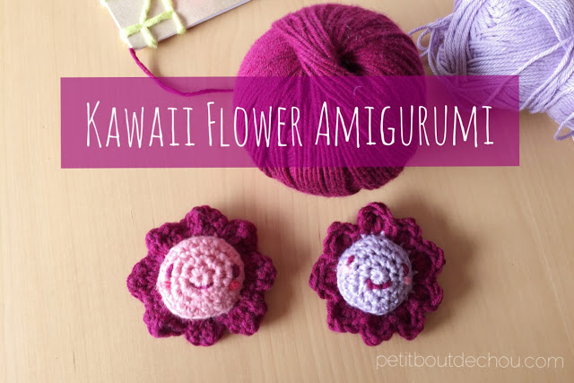 kawaii flower amigurumi