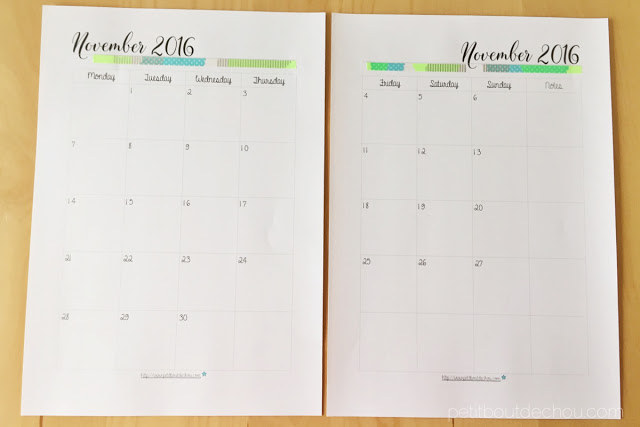 Customize your planner with washi tape easily
