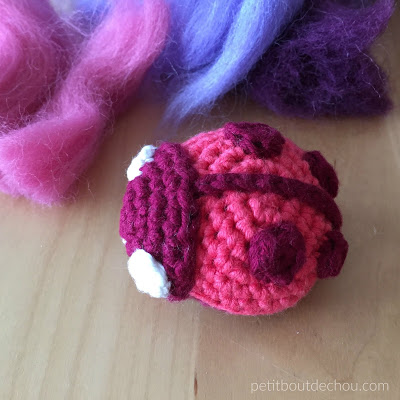 amigurumi ladybug pattern and felt