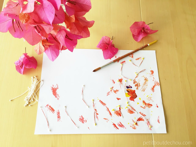 plum blossom stamen painting