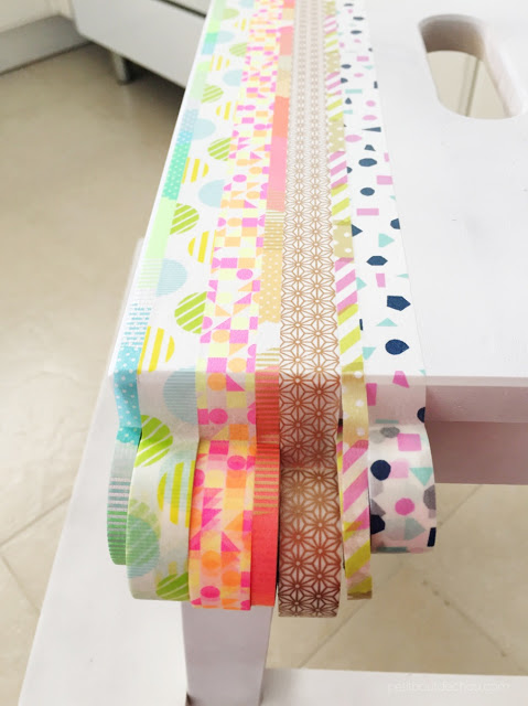 washi tape ikea hack step stool