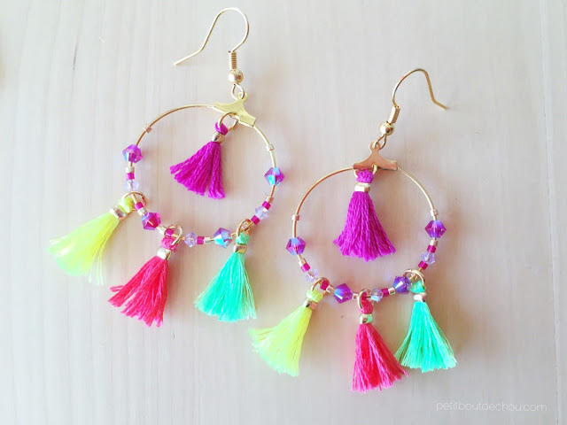 Summer Mini tassel earrings jewellery 