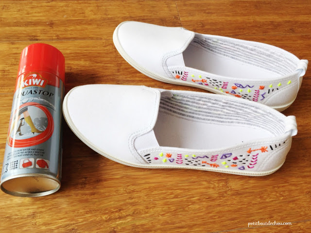 waterproofing and protective spray for your summer shoes