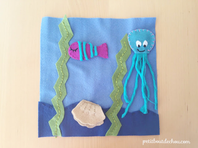 under the sea felt quiet book