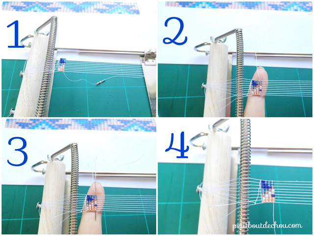 beading with a loom step by step