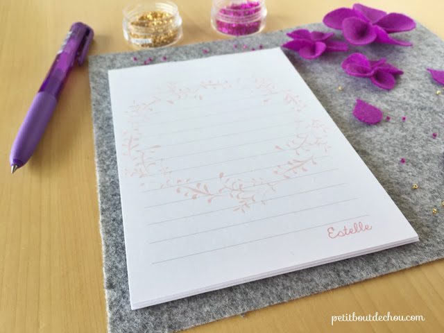 make your own personalised notepad diy