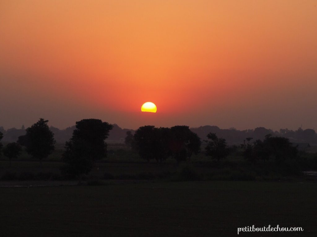 U-bein bridge sunset