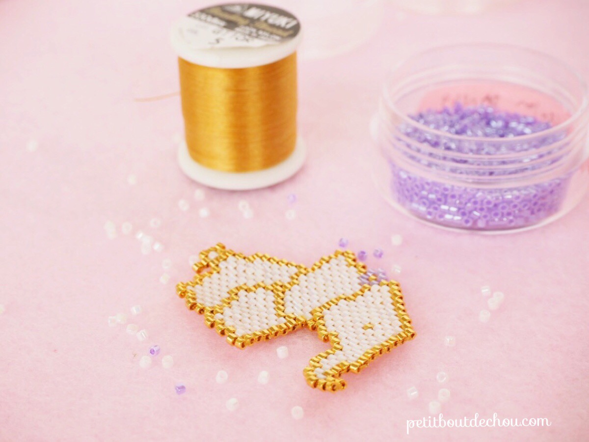 beaded elephant grid miyuki