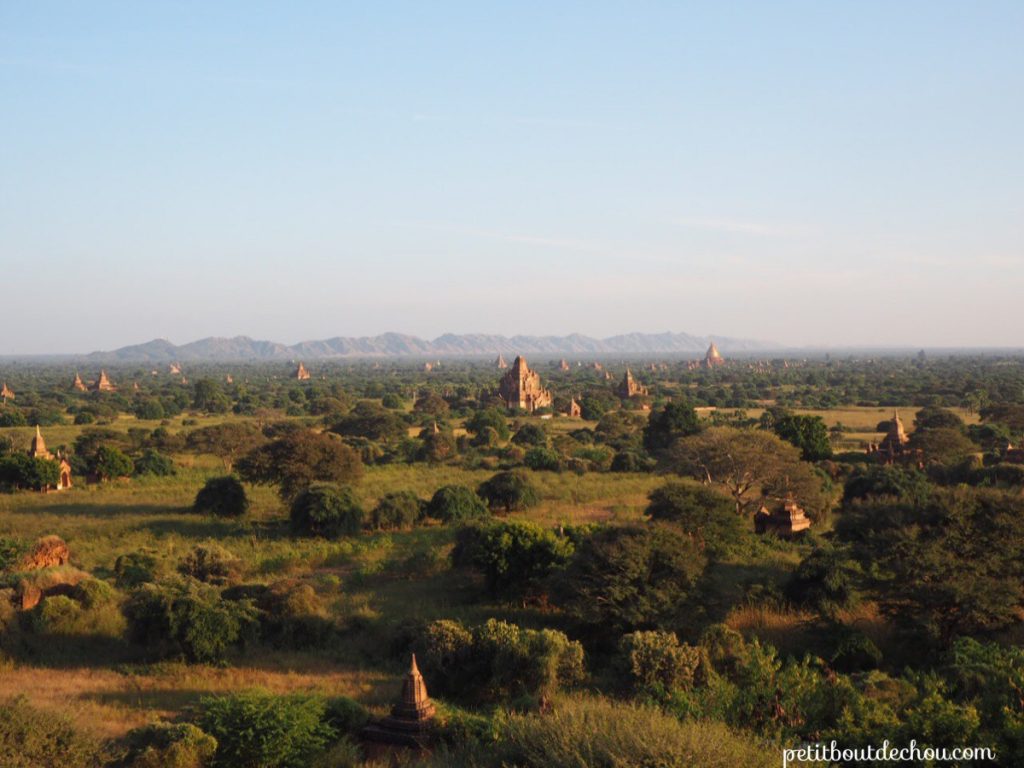 Stunning view of Bagan plain