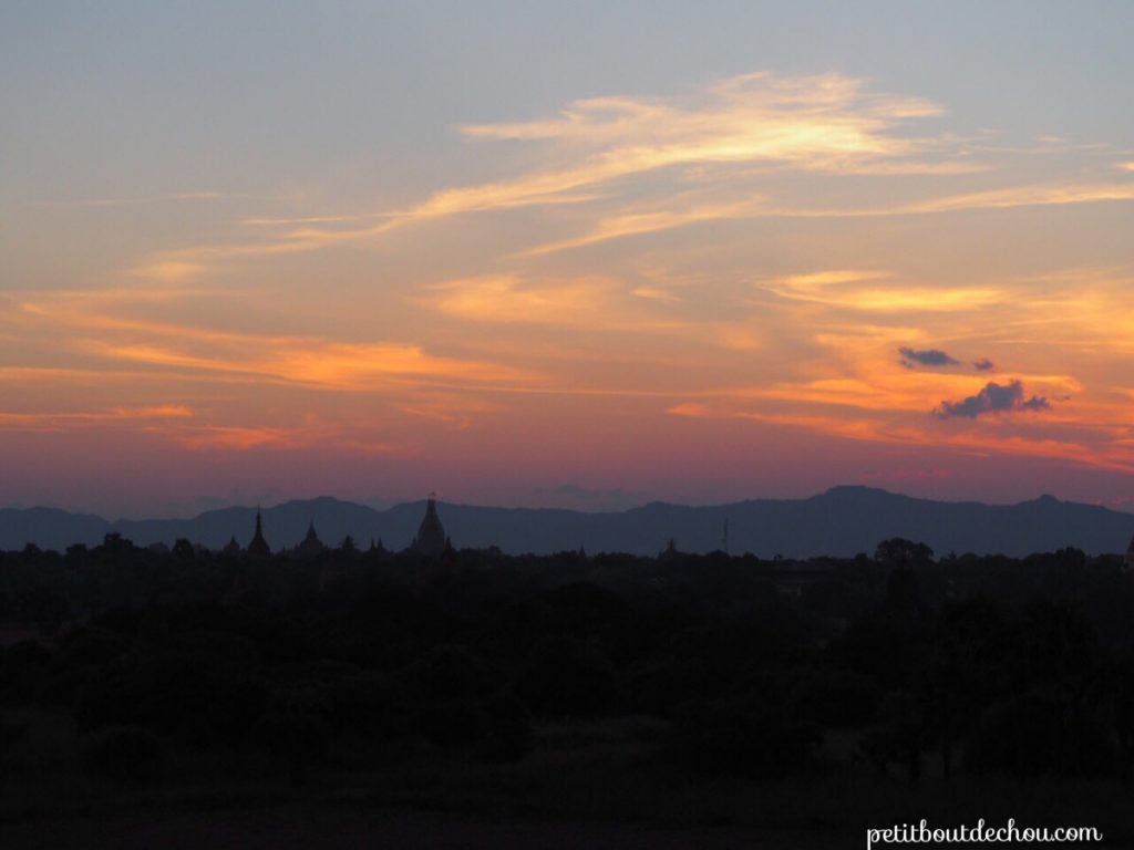 Sunset from Gu Ni temple