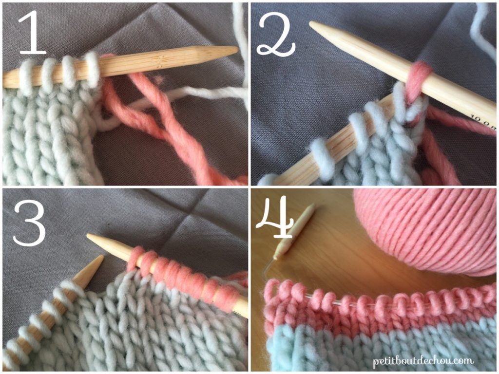 Change colour of yarn