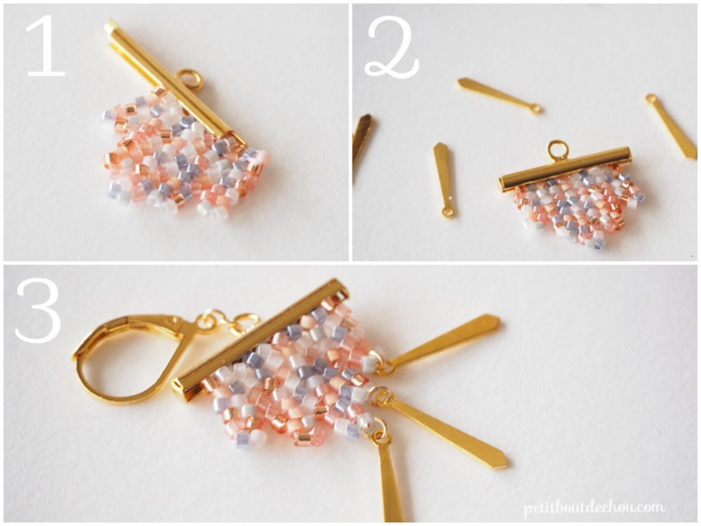 Assembly of earrings