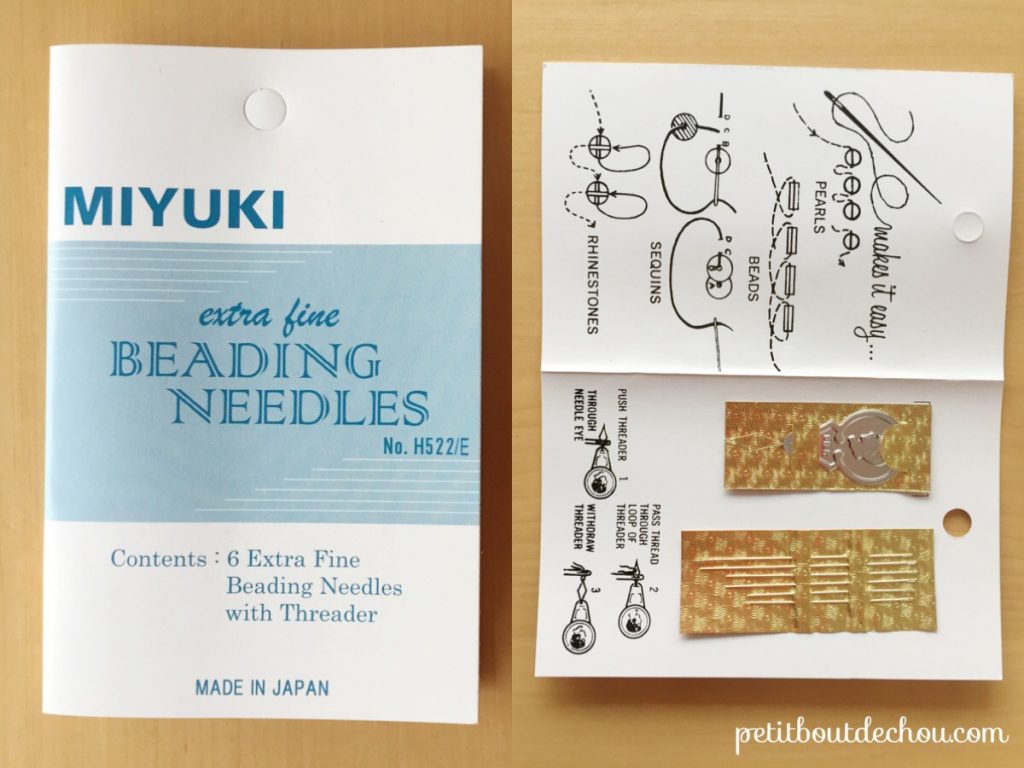 Beading needles - miyuki set