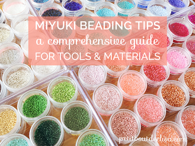 Miyuki beading tools and material guide