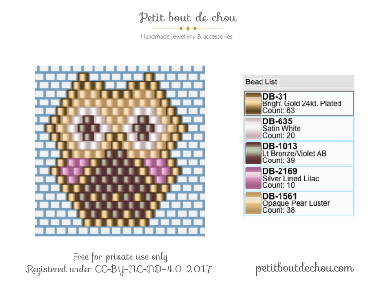 Diagramme chouette miyuki