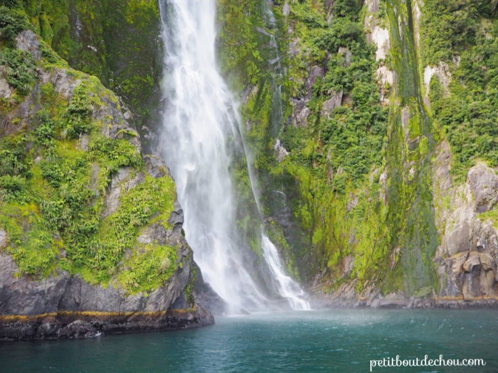 Milford Sound waterfall