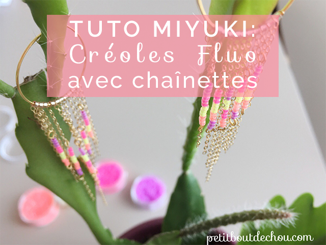 creoles fluo Miyuki 8