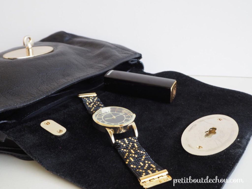 bracelet montre flat lay miyuki