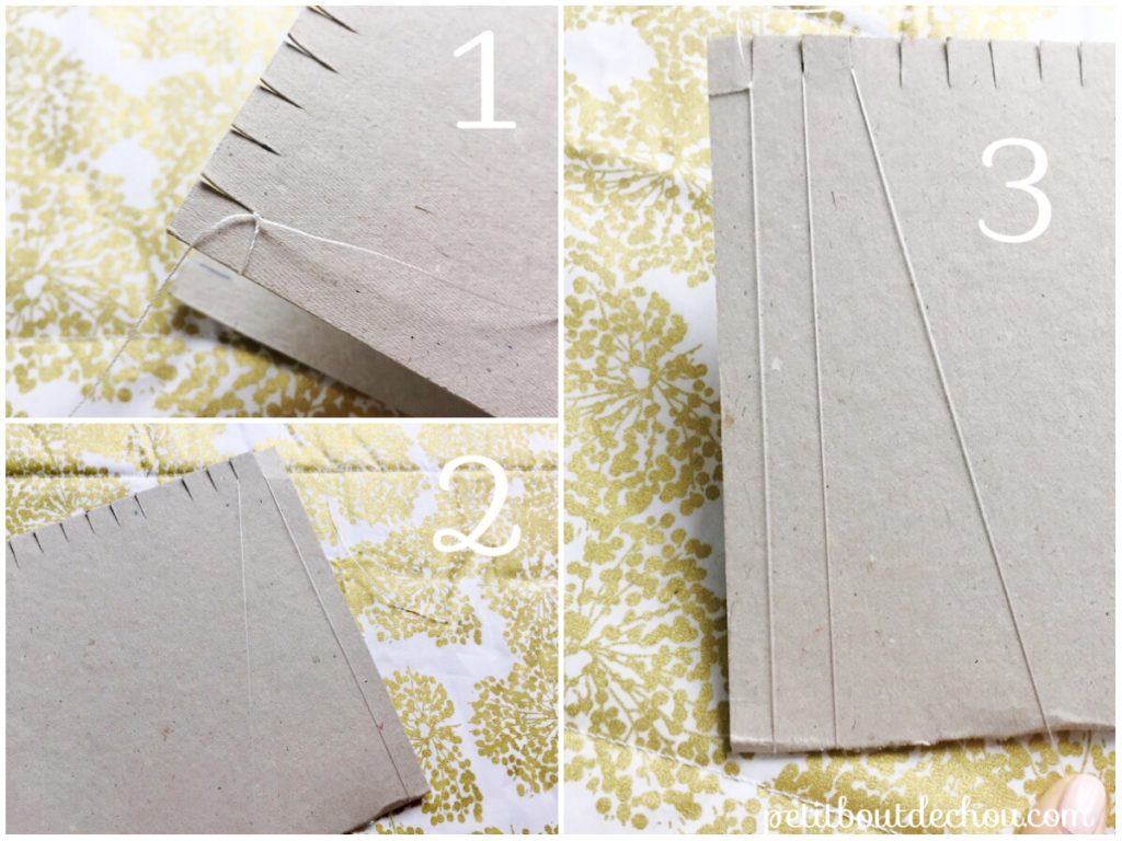 DIY pochette tissée en laine 4