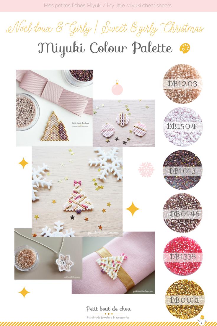 Miyuki girly Christmas Palette