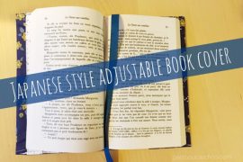 DIY: Japanese Style Adjustable Book Cover