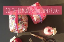 DIY: The 10 Minutes Box Zipper Pouch