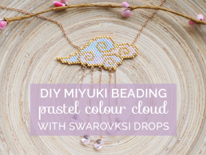 Title picture pastel cloud beading diy