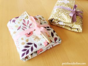 origami folded towel