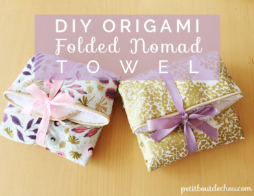 Title DIY origami folded nomad towel