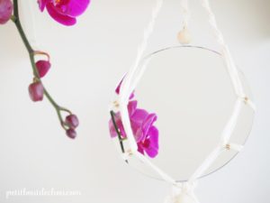 miroir macrame