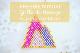 Freebie Miyuki: Diagramme Sapins de Noel
