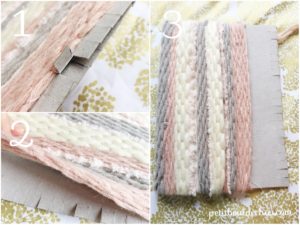 Pochette tissee en laine 9