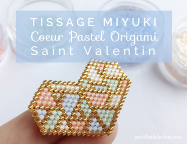 coeur pastel tissage miyuki