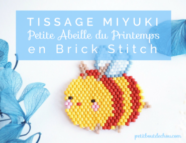 Petite abeille kawaii miyuki brick stitch