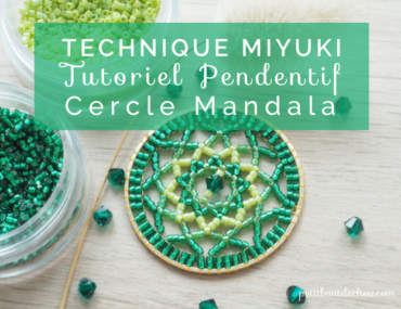 Titre cercle mandala miyuki