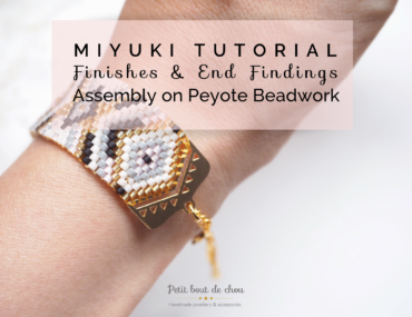 title peyote beadwork finishes & end findings