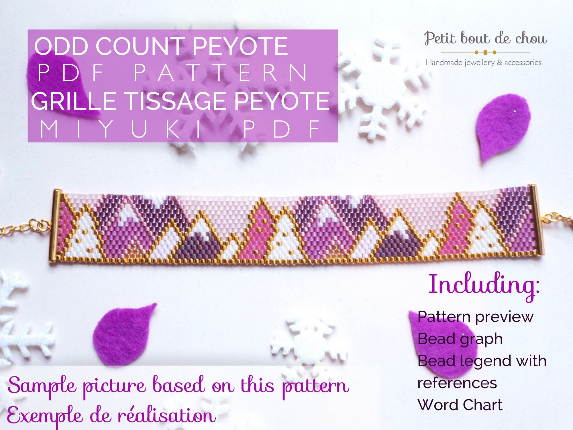 Peyote stitch christmas patterns deals