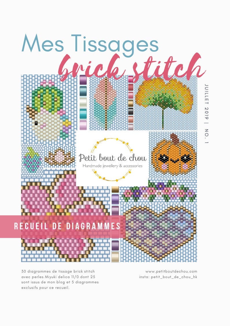 Brick Stitch Delica Beads Bracelet - Tutorial. + Free pattern! 