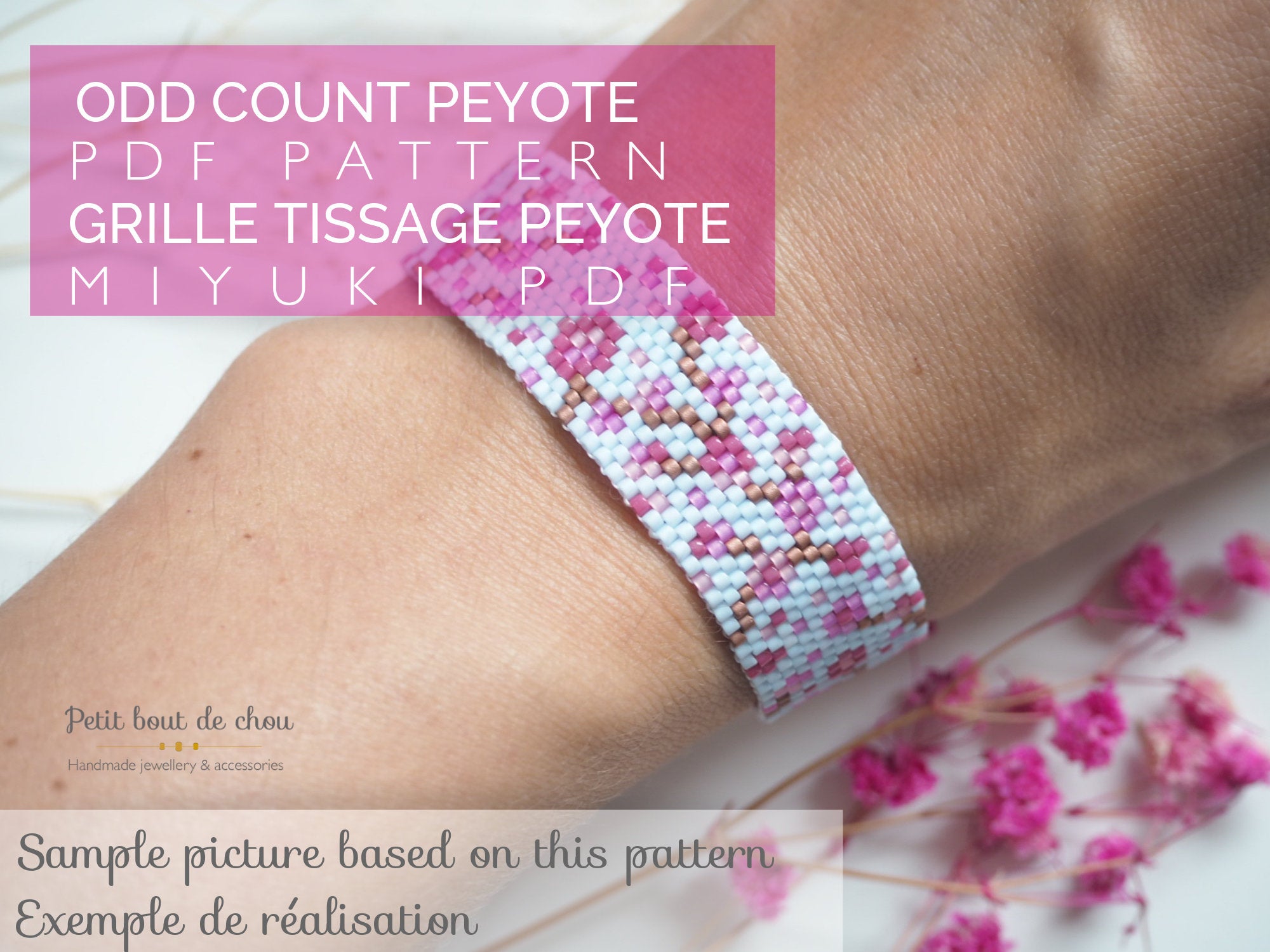 PDF Bead Loom Bracelet Pattern Lao - Petit Bout de Chou