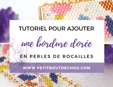 bordure doree tissage pinterest