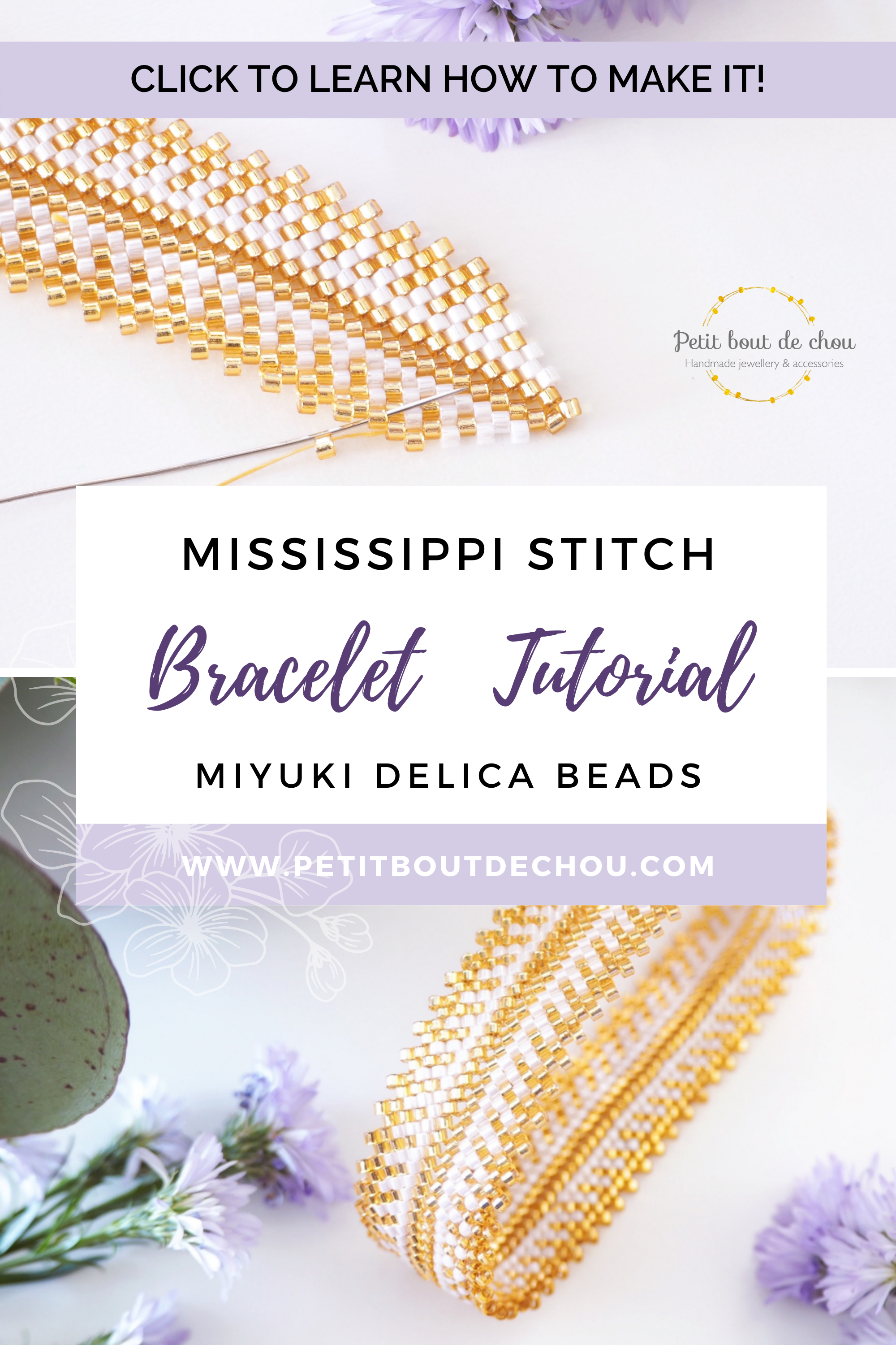 Pin mississipi bracelet Miyuki