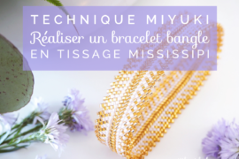 Bracelet Mississipi - tissage titre