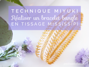 Bracelet Mississipi - tissage titre